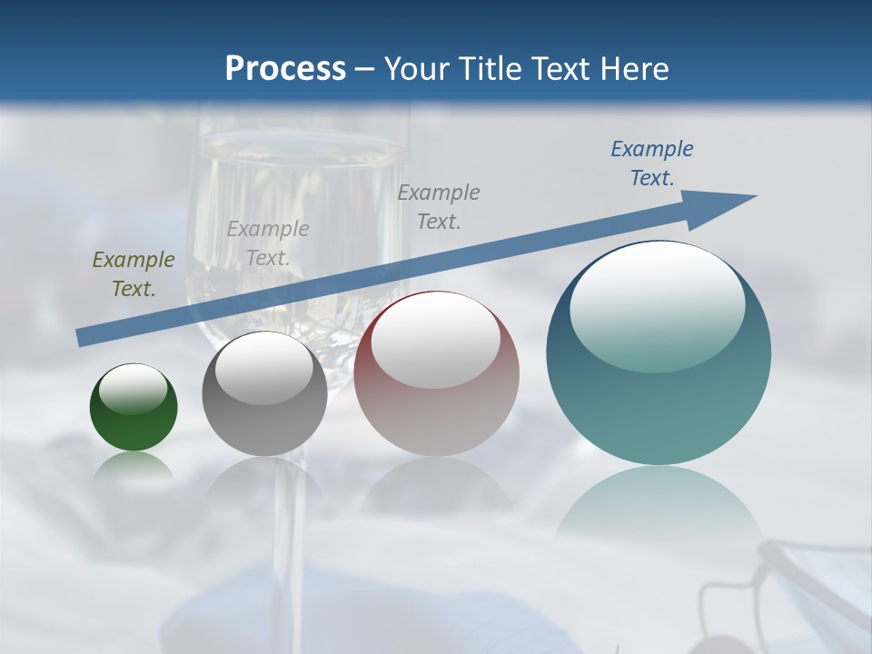 Crystal Glass On A Dining Table PowerPoint Template