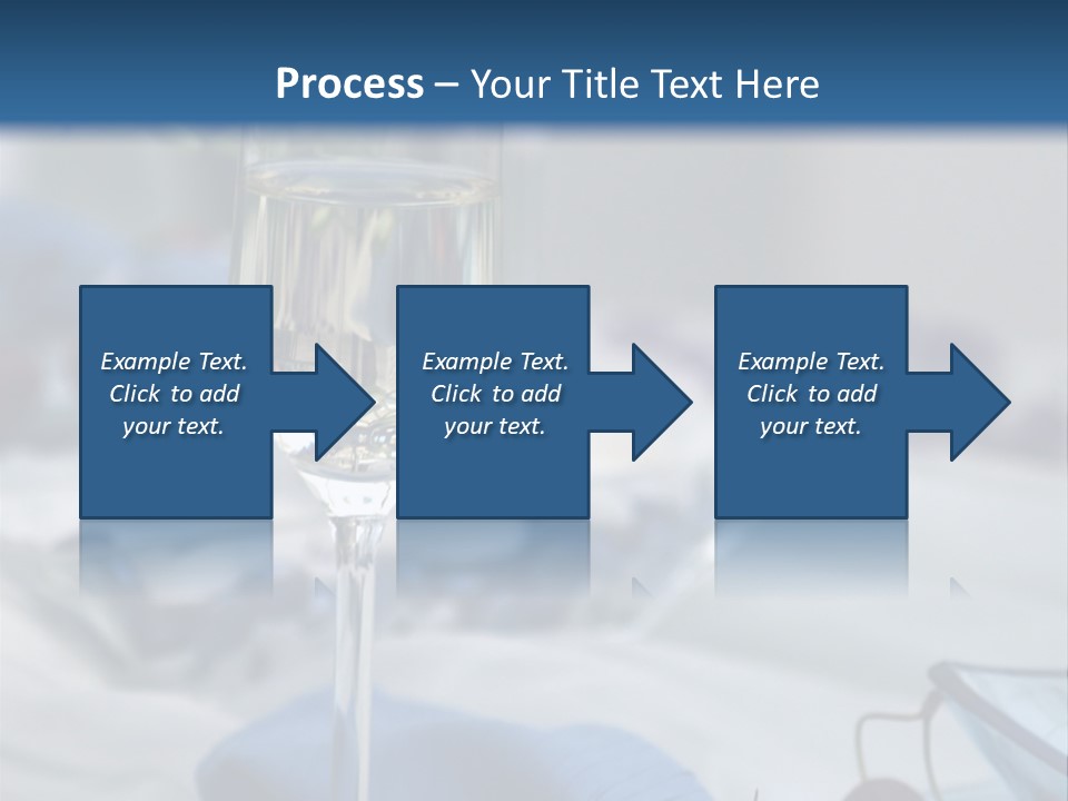 Crystal Glass On A Dining Table PowerPoint Template