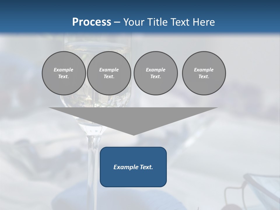 Crystal Glass On A Dining Table PowerPoint Template