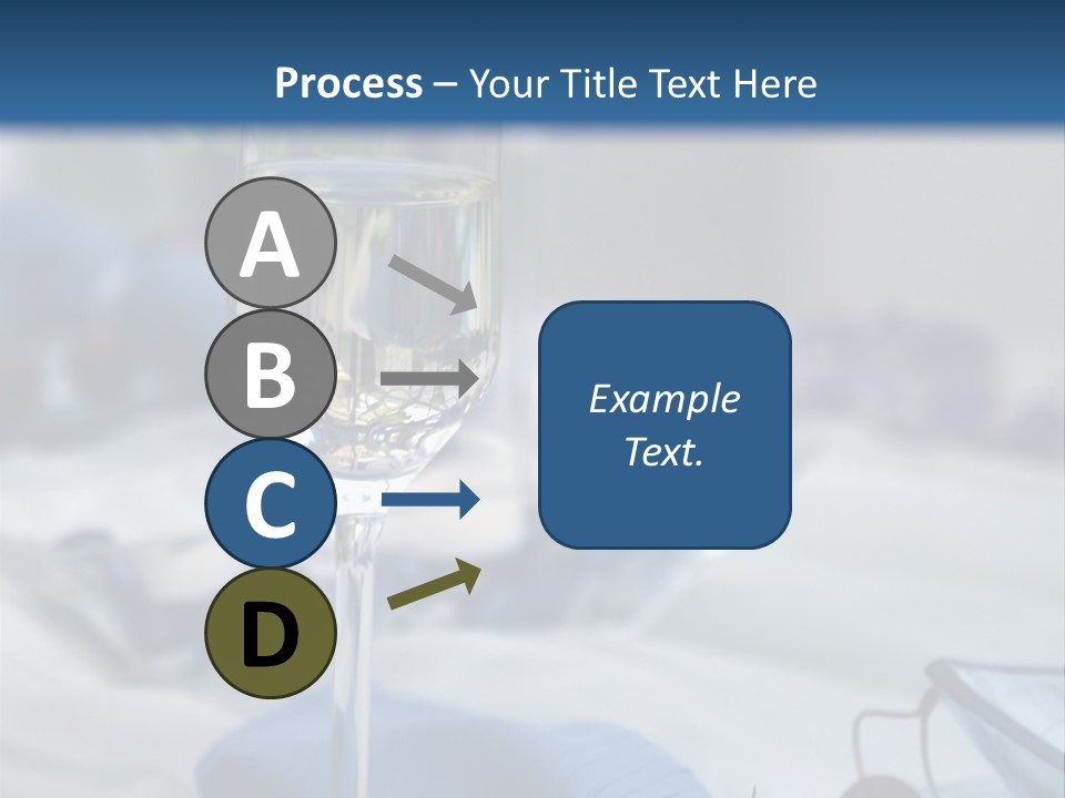 Crystal Glass On A Dining Table PowerPoint Template