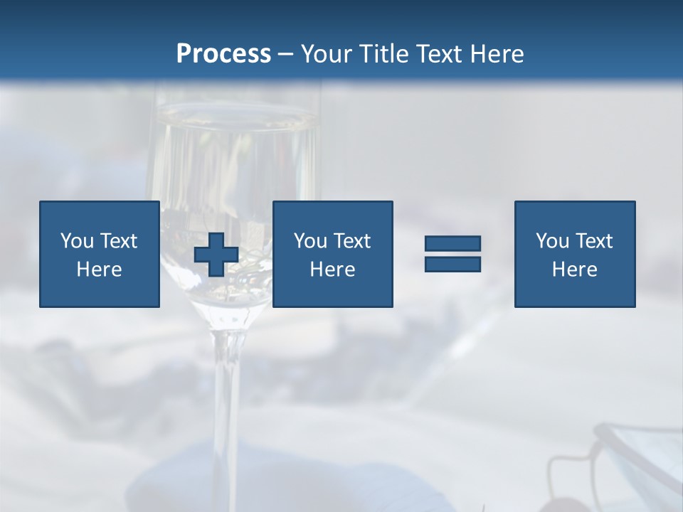 Crystal Glass On A Dining Table PowerPoint Template