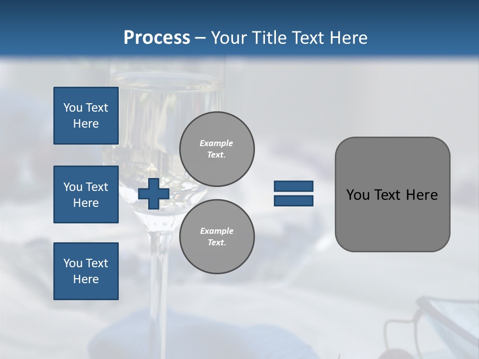 Crystal Glass On A Dining Table PowerPoint Template