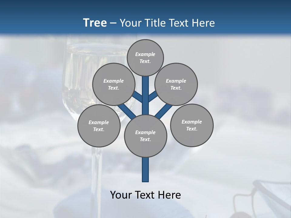 Crystal Glass On A Dining Table PowerPoint Template