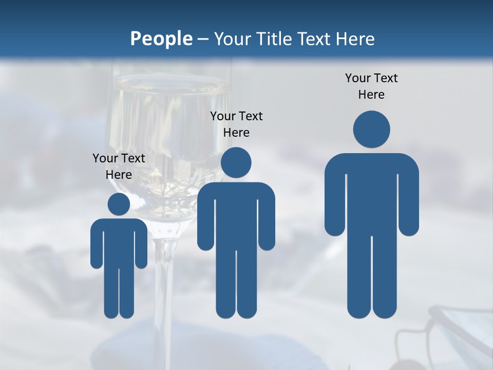 Crystal Glass On A Dining Table PowerPoint Template