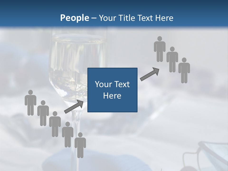 Crystal Glass On A Dining Table PowerPoint Template