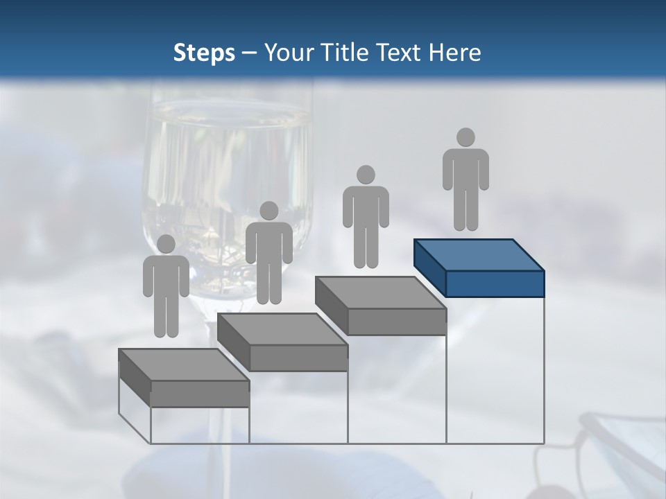 Crystal Glass On A Dining Table PowerPoint Template