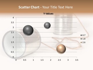 Ancient Communication - Cans Connected By String PowerPoint Template
