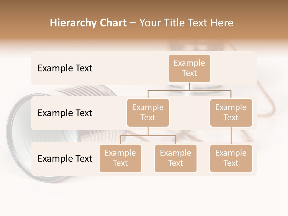 Ancient Communication - Cans Connected By String PowerPoint Template