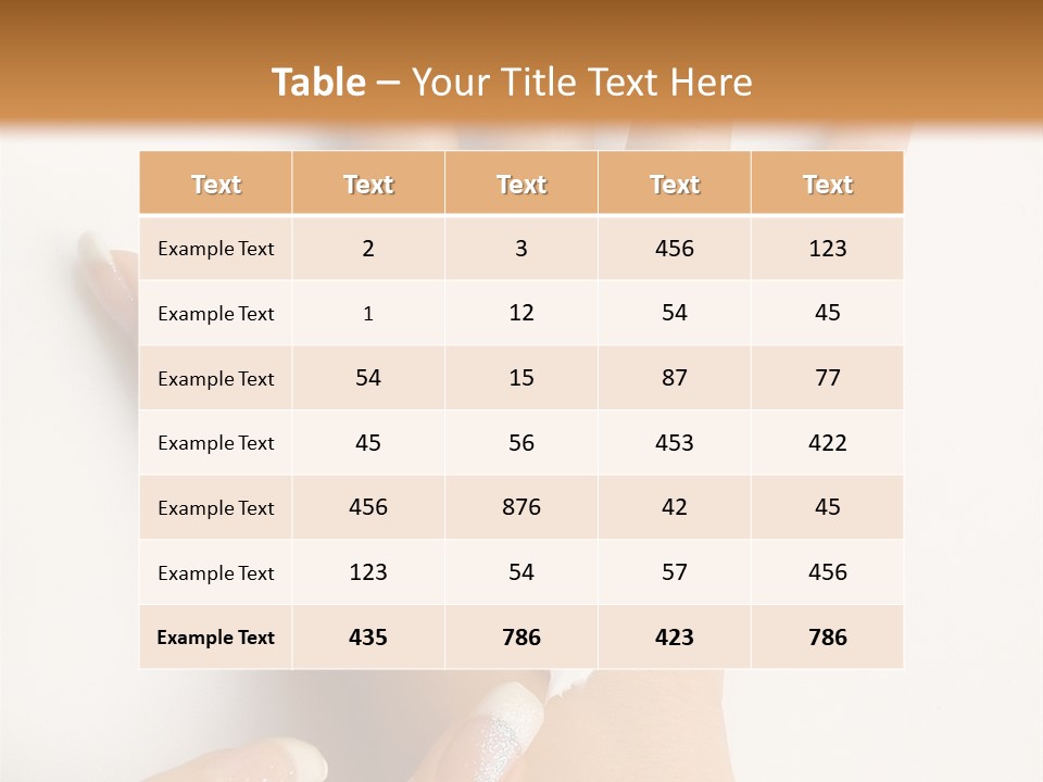 Body Care PowerPoint Template