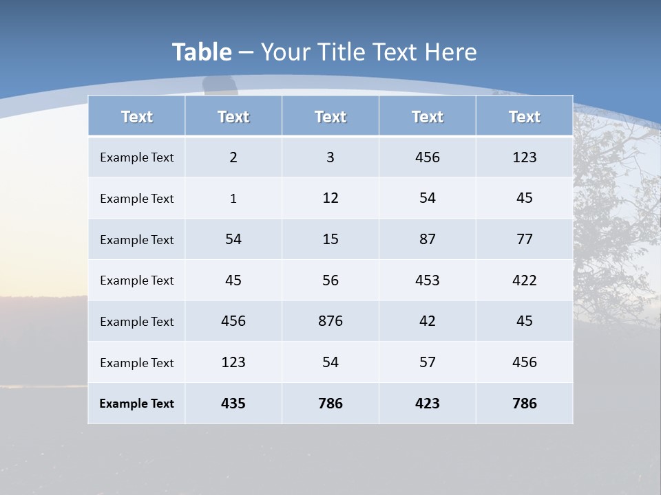 Man Riding His Bike At Sunset PowerPoint Template