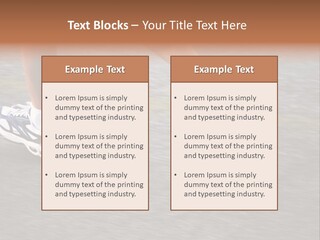 Feet Of A Running Woman PowerPoint Template