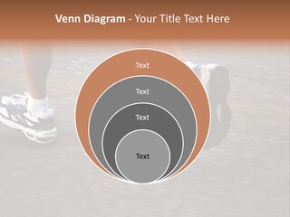 Feet Of A Running Woman PowerPoint Template
