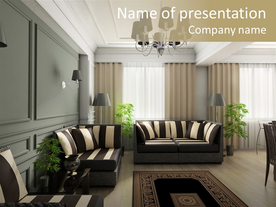 Closeup Of Operator PowerPoint Template