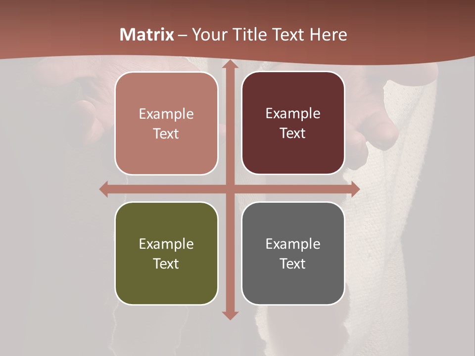 The Nail Scared Hands Of Jesus PowerPoint Template
