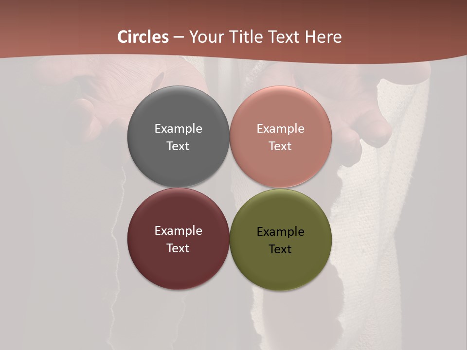 The Nail Scared Hands Of Jesus PowerPoint Template