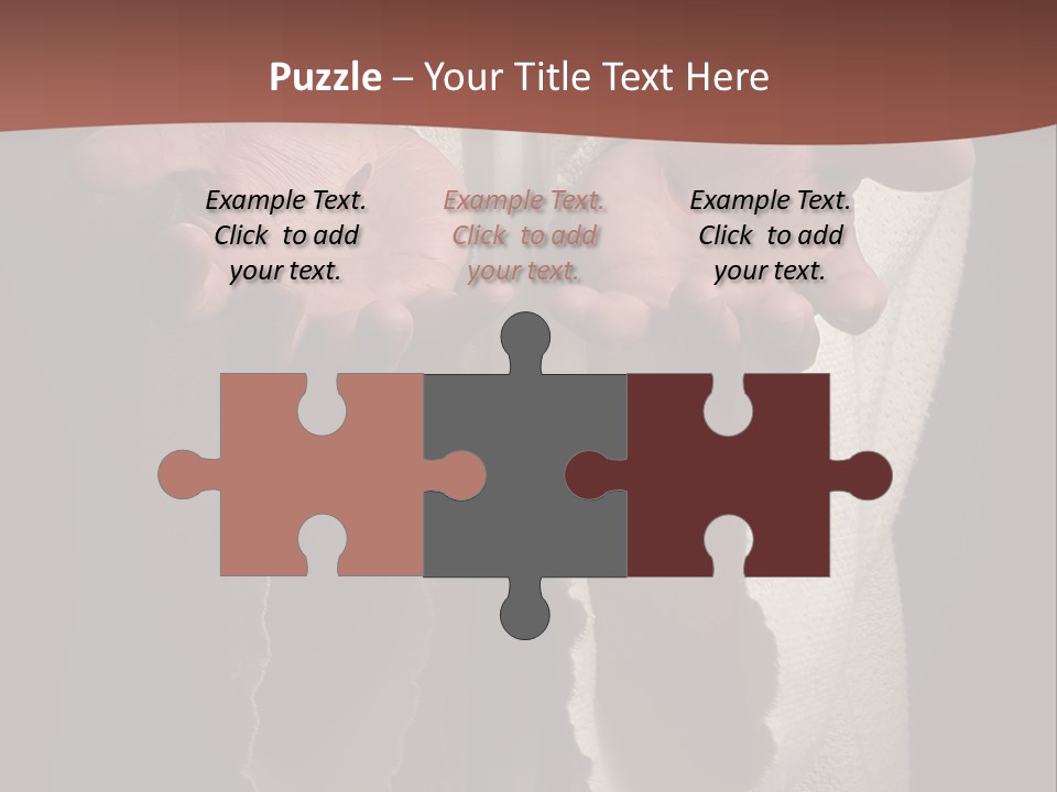 The Nail Scared Hands Of Jesus PowerPoint Template