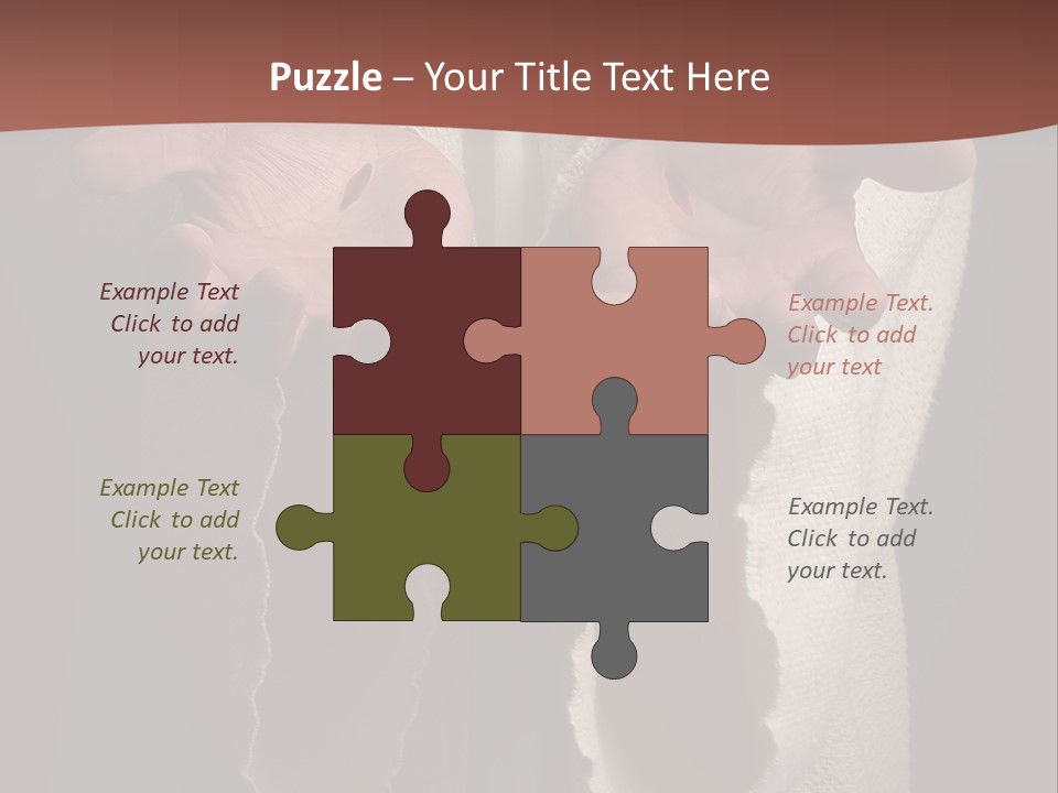 The Nail Scared Hands Of Jesus PowerPoint Template