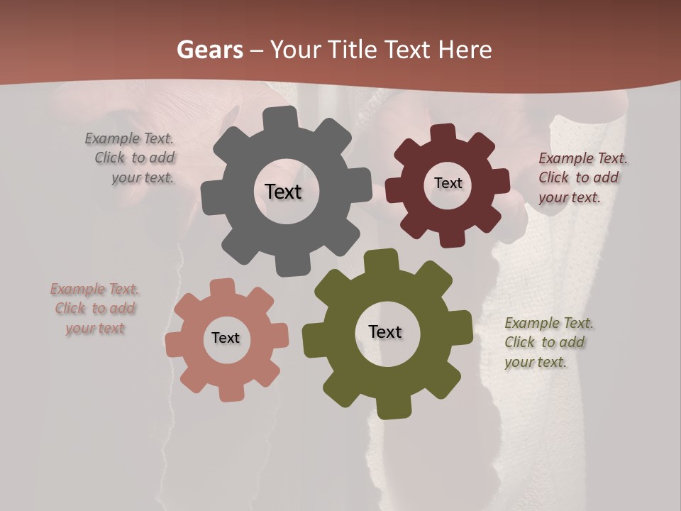 The Nail Scared Hands Of Jesus PowerPoint Template