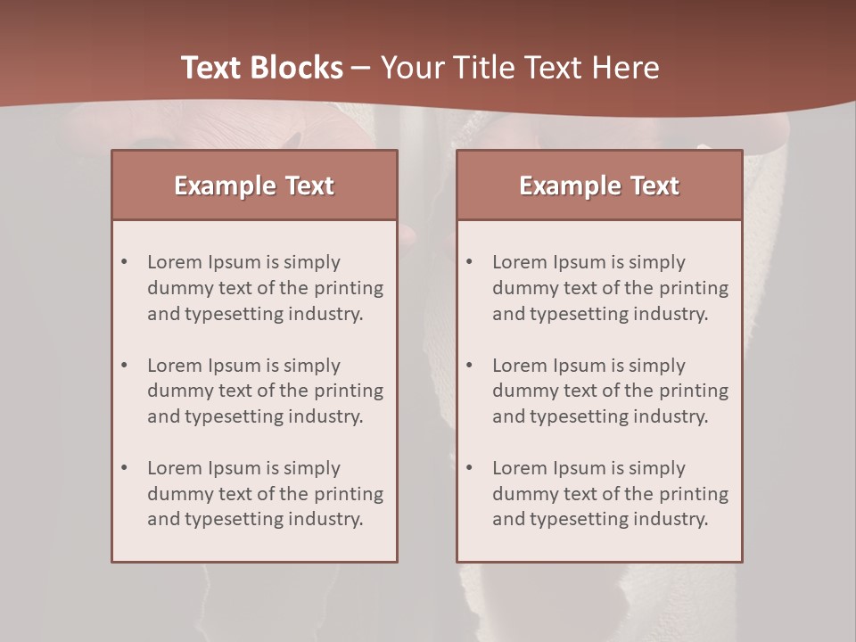 The Nail Scared Hands Of Jesus PowerPoint Template