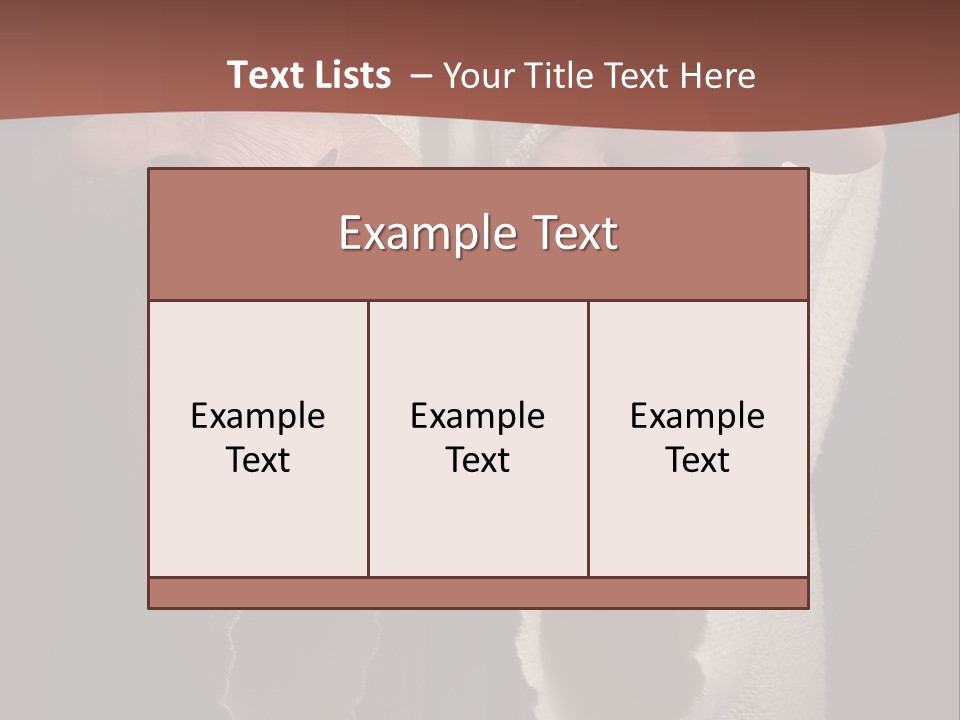 The Nail Scared Hands Of Jesus PowerPoint Template