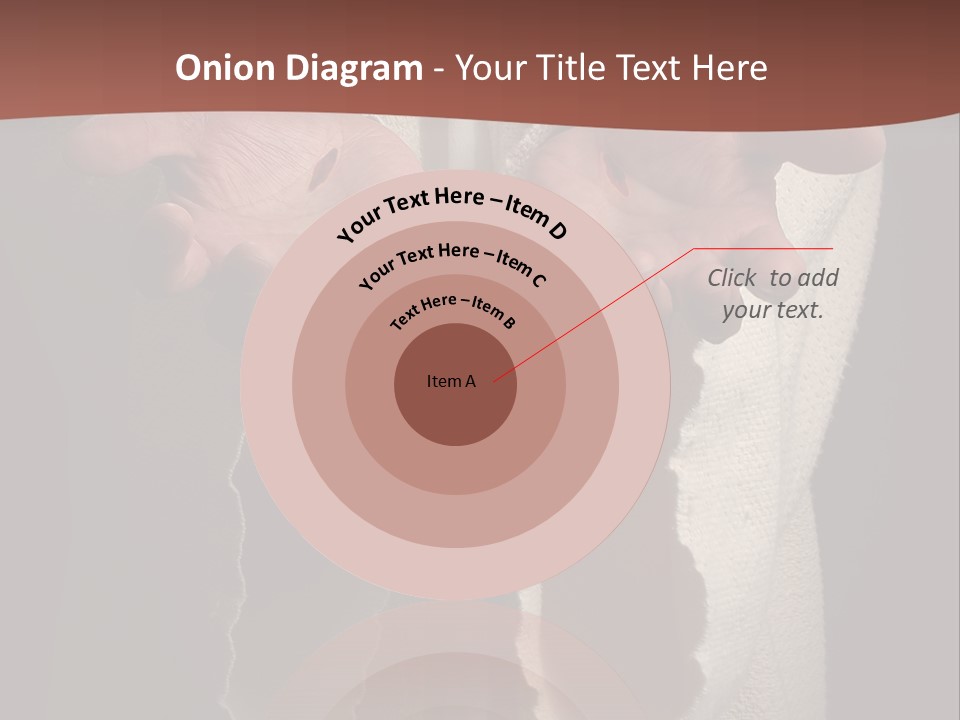 The Nail Scared Hands Of Jesus PowerPoint Template