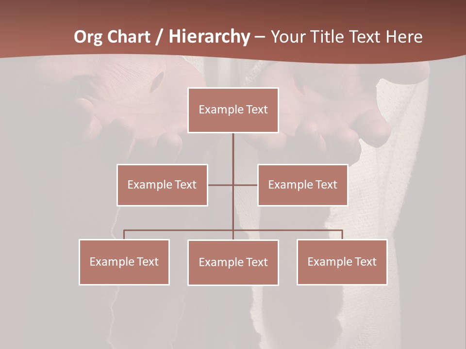 The Nail Scared Hands Of Jesus PowerPoint Template