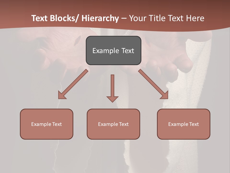 The Nail Scared Hands Of Jesus PowerPoint Template