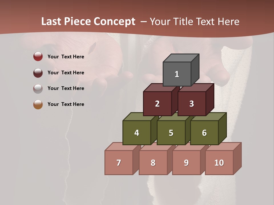 The Nail Scared Hands Of Jesus PowerPoint Template