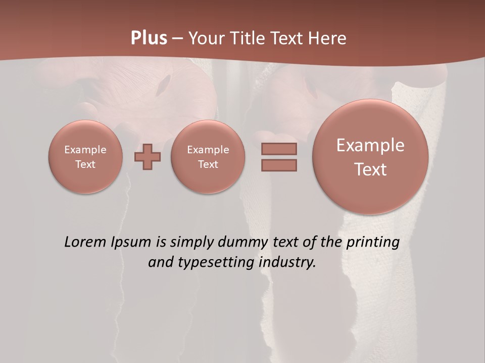 The Nail Scared Hands Of Jesus PowerPoint Template