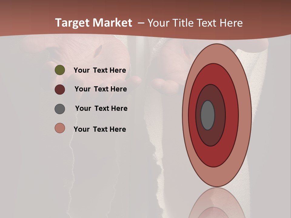 The Nail Scared Hands Of Jesus PowerPoint Template