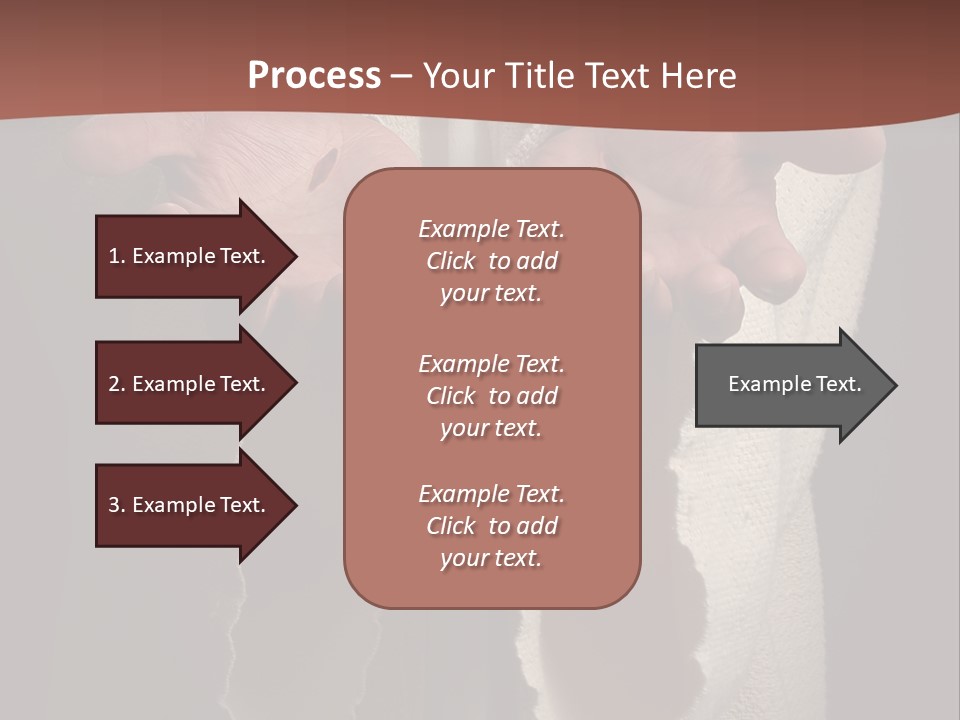 The Nail Scared Hands Of Jesus PowerPoint Template