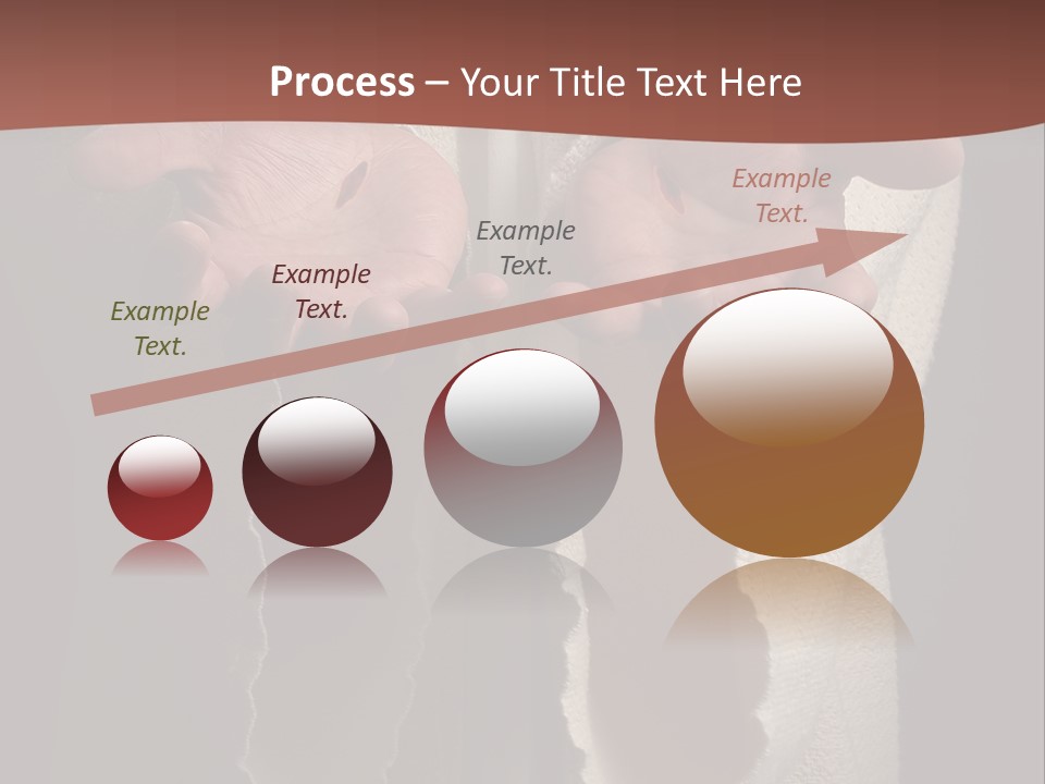 The Nail Scared Hands Of Jesus PowerPoint Template