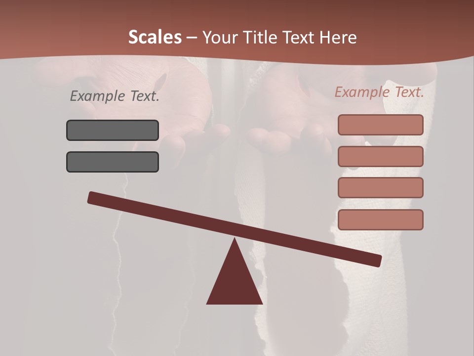 The Nail Scared Hands Of Jesus PowerPoint Template