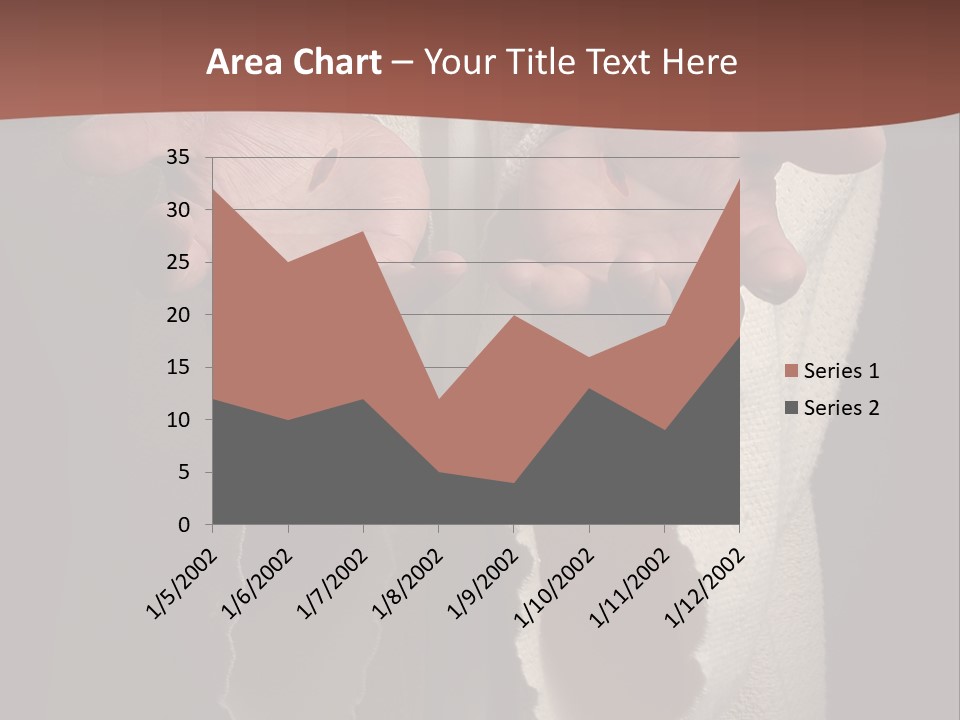 The Nail Scared Hands Of Jesus PowerPoint Template