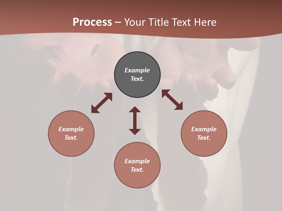 The Nail Scared Hands Of Jesus PowerPoint Template