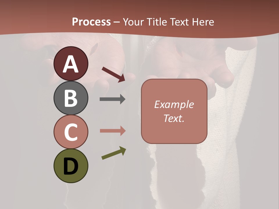 The Nail Scared Hands Of Jesus PowerPoint Template