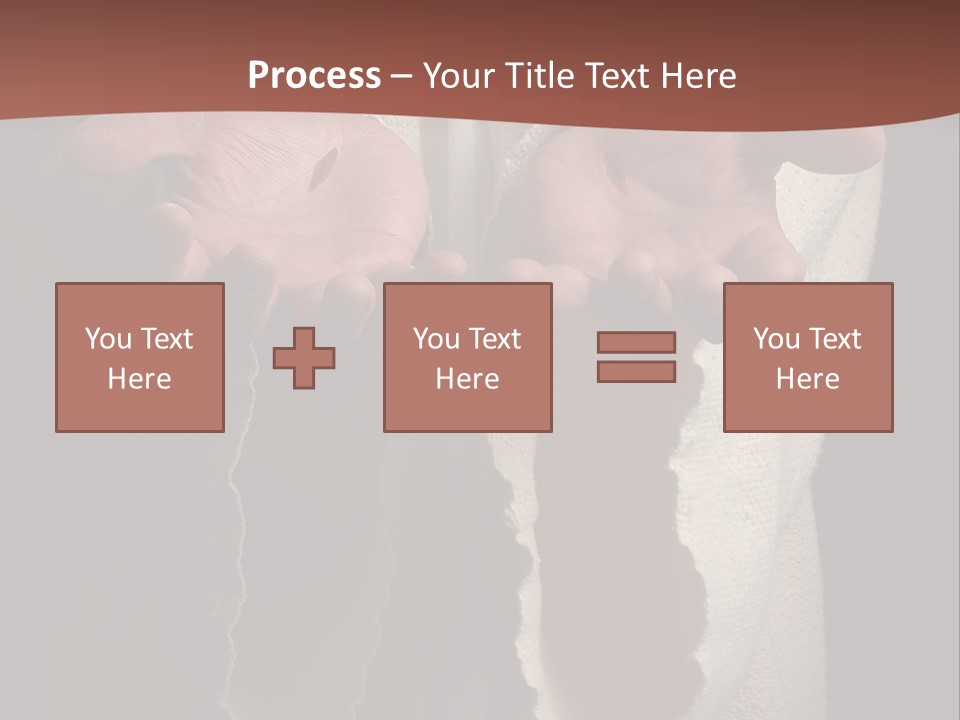 The Nail Scared Hands Of Jesus PowerPoint Template