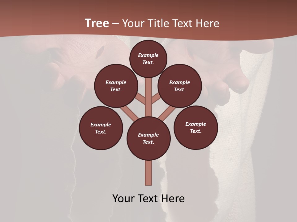 The Nail Scared Hands Of Jesus PowerPoint Template