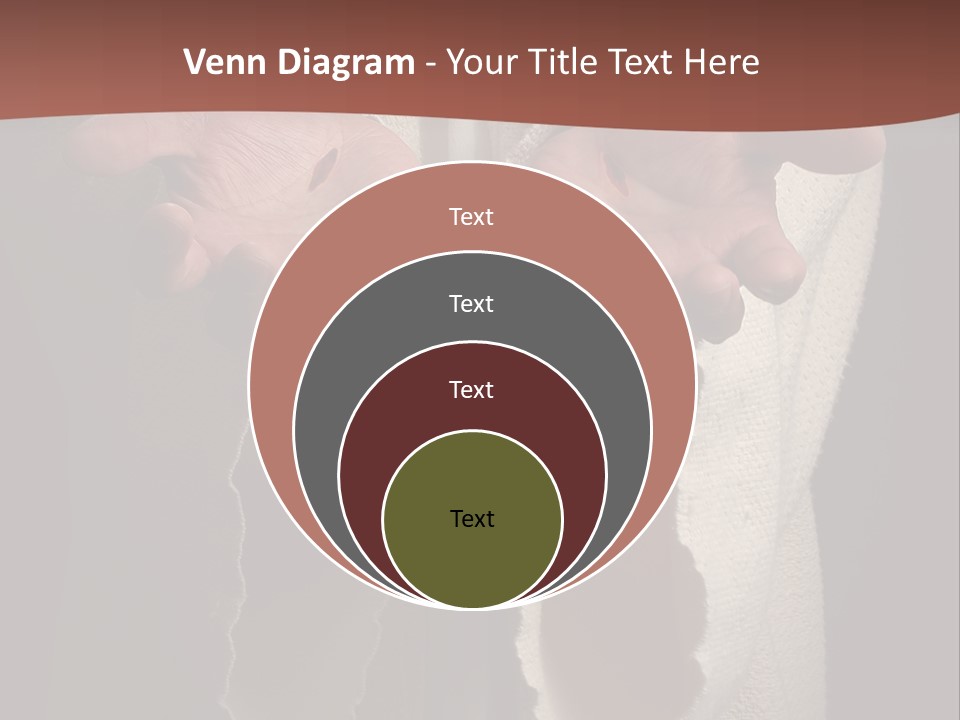 The Nail Scared Hands Of Jesus PowerPoint Template