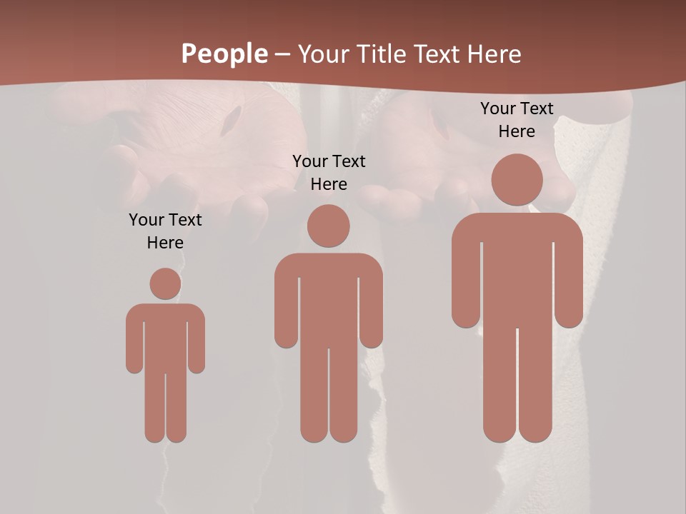 The Nail Scared Hands Of Jesus PowerPoint Template