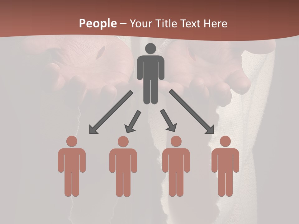 The Nail Scared Hands Of Jesus PowerPoint Template