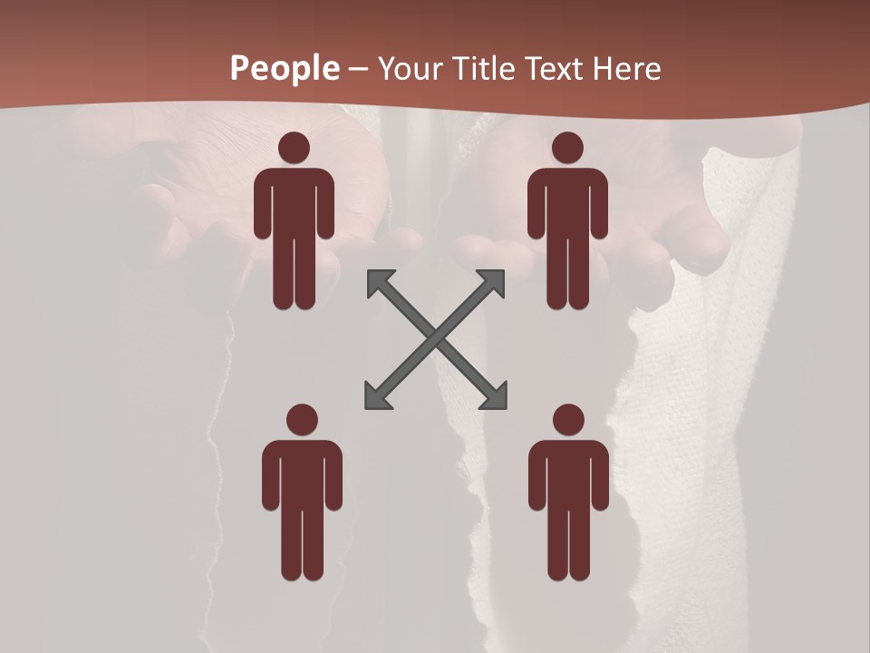 The Nail Scared Hands Of Jesus PowerPoint Template