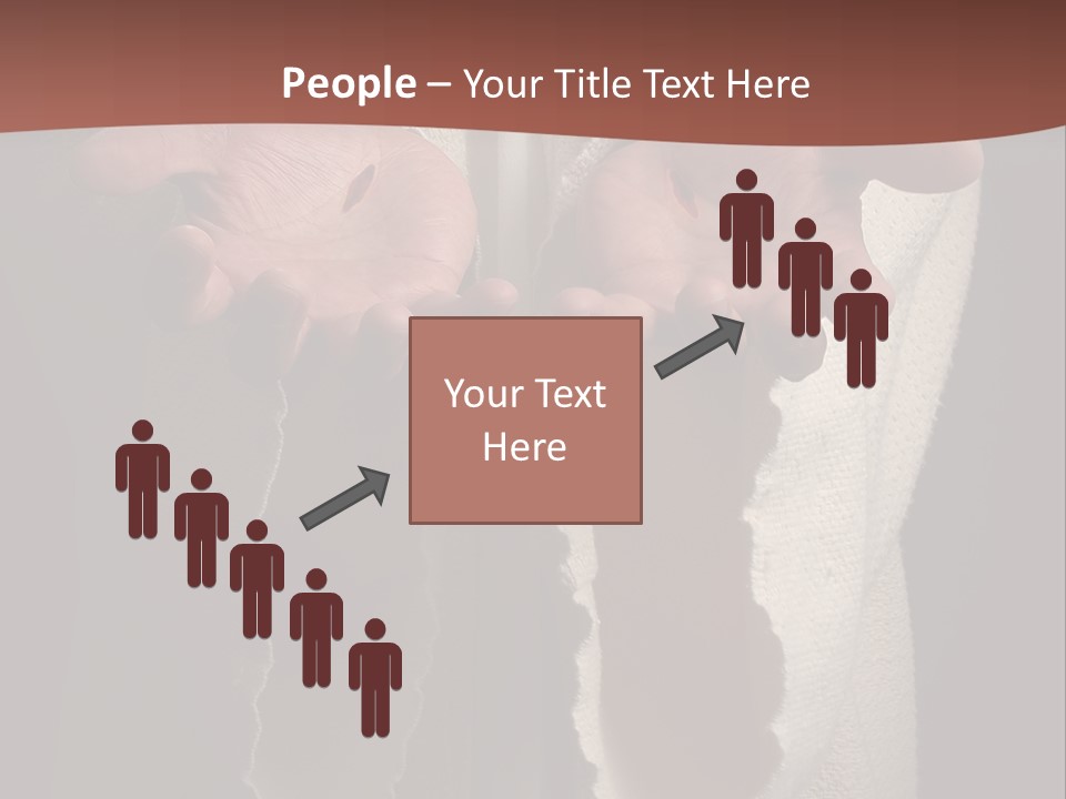 The Nail Scared Hands Of Jesus PowerPoint Template