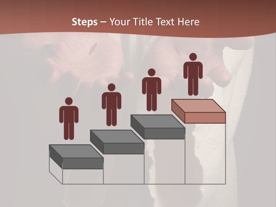 The Nail Scared Hands Of Jesus PowerPoint Template