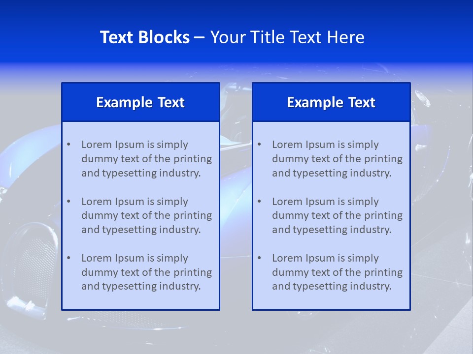 Sports Car On Display. Editorial Use. PowerPoint Template
