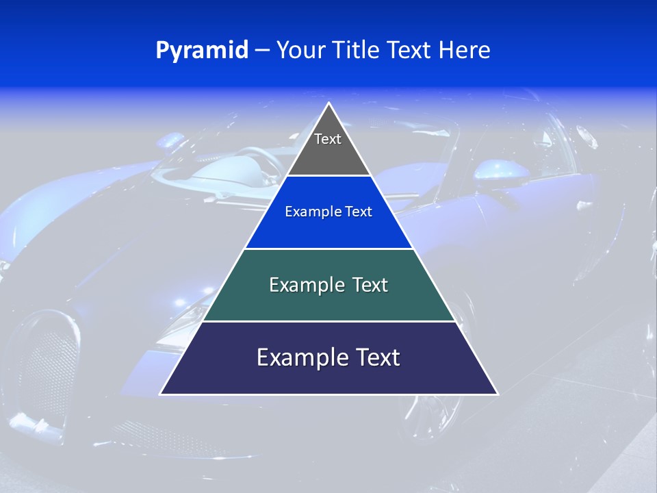 Sports Car On Display. Editorial Use. PowerPoint Template