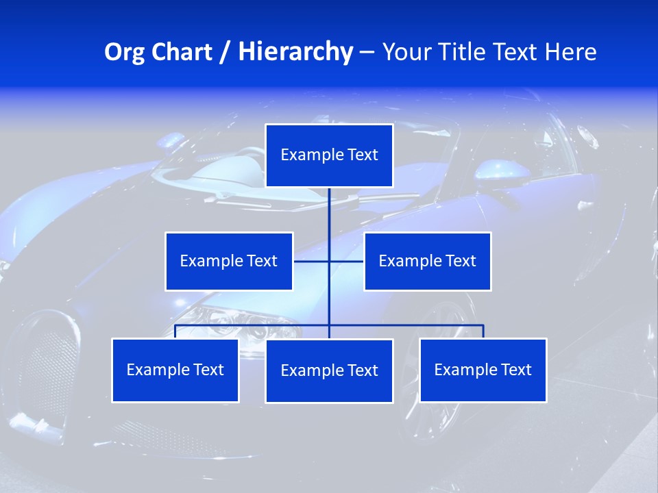 Sports Car On Display. Editorial Use. PowerPoint Template