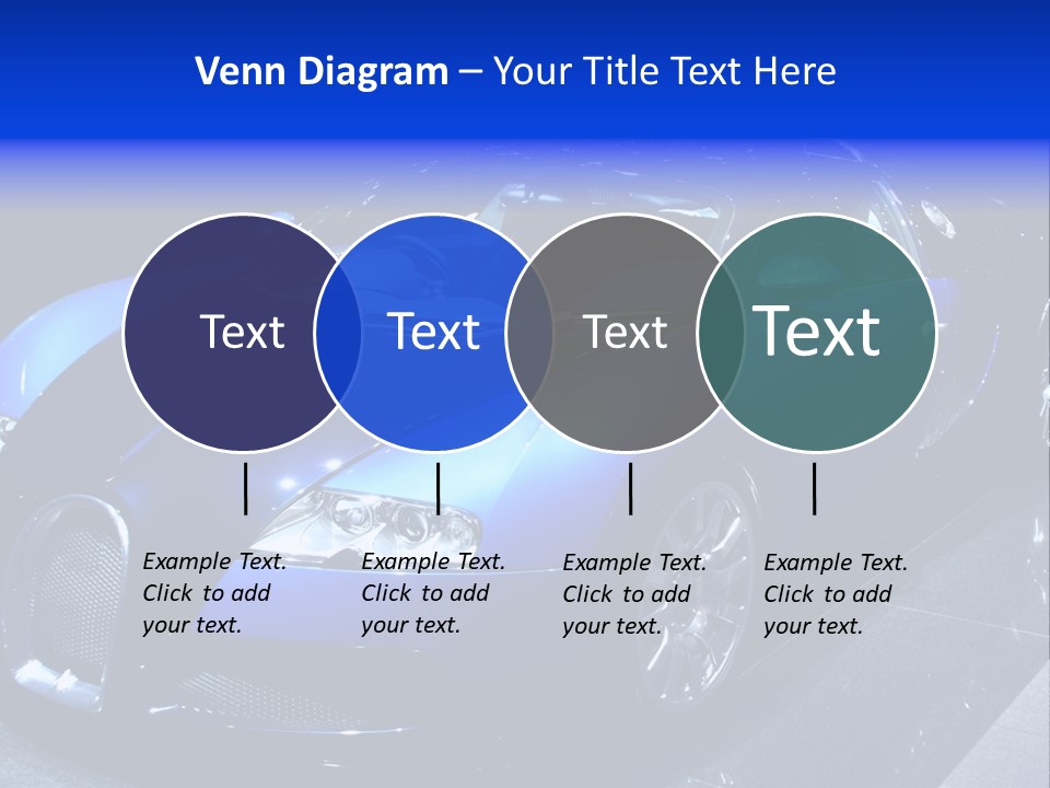 Sports Car On Display. Editorial Use. PowerPoint Template