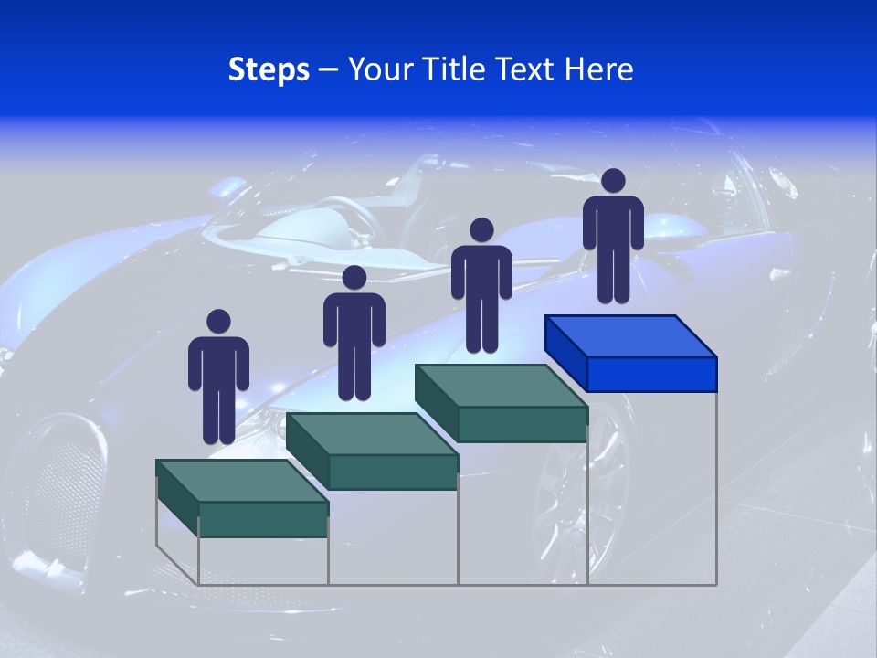 Sports Car On Display. Editorial Use. PowerPoint Template