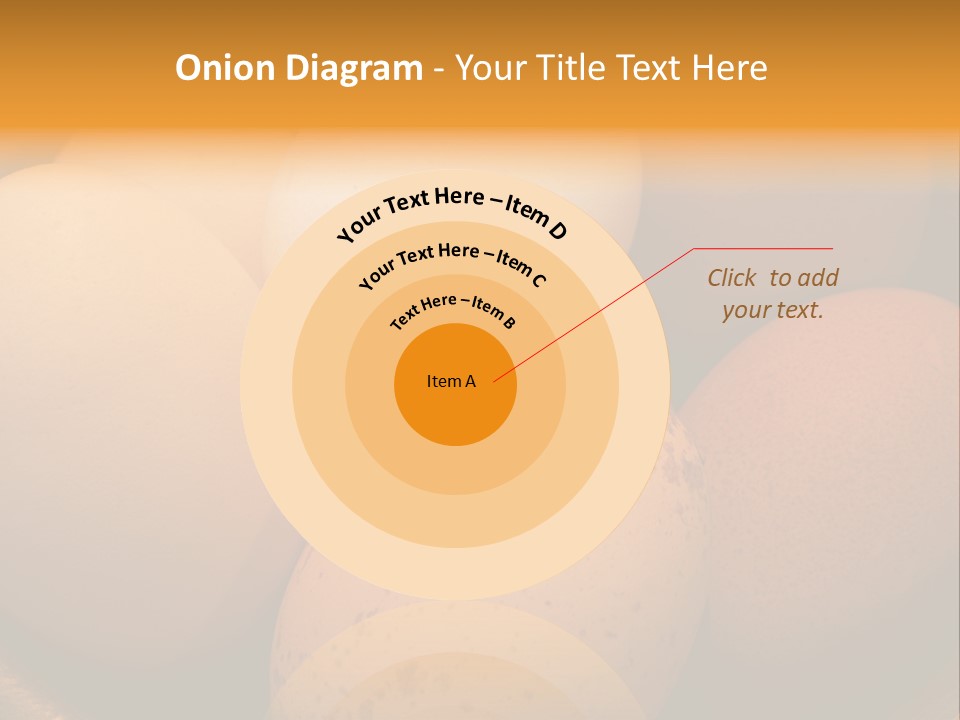 Organically Produced Free Range Eggs Showing Diversity And Variety PowerPoint Template